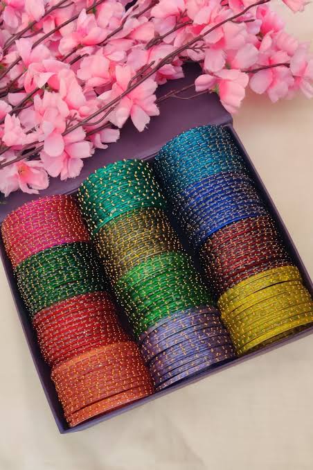 Gold bangles collection